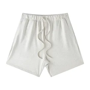 OEM Herrenmode Terry Kordel zug benutzer definierte Logo leer Sommer Jogger Baumwolle Fleece Schweiß Herren Shorts