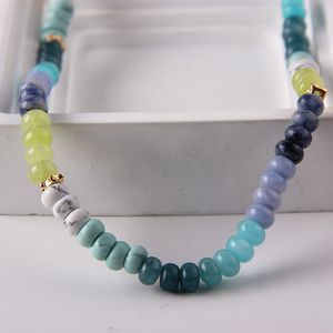 منتجات جديدة قلادة من الحجر الطبيعي للنساء سلسلة طويلة قلادة نسائية - Product Image 2