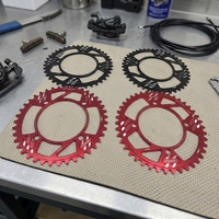 Plaquettes de frein de vélo de précision CNC, tambour, manivelle, alliage de titane, aluminium 6061 7075, plaquette de frein à disque de vélo, usinage CNC