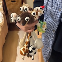 Boneka Hewan Lucu Leher Panjang 40cm, Boneka Isi Dakron, Anjing Ayam Sapi Jerapah, Bantal Lembut untuk Hadiah Promosi