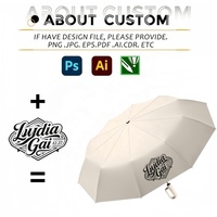 Payung Logo Kustom Grosir Hadiah Iklan Payung Otomatis dengan logo Payung Pribadi untuk Rumah dan Luar Ruangan