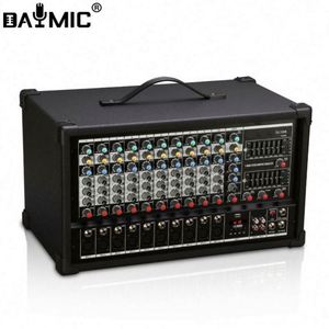 Mezclador de Audio Digital Profesional OEM de 6, 8, 10 y 12 Canales con Amplificador de Potencia para DJ, Hogar, KTV y Espectáculos - Product Image 5