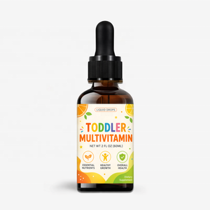 Gouttes multivitaminées pour tout-petits en marque privée, 60 ml, complément alimentaire multivitaminé liquide pour les jeunes enfants, apport nutritionnel quotidien - Product Image 2