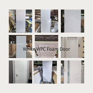 Profesyonel Su Geçirmez Özel Ölçülü İç Mekan Beyaz PVC WPC Polimer Yatak Odası Villa Hazır Kapı Kilitli Fiyatı - Product Image 6