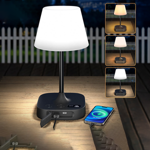 Lámpara de Noche para Dormitorio, Lámpara Táctil Regulable con 3 Colores y 5 Niveles de Brillo, Lámpara de Mesa para Bebés, Lámpara de Noche Recargable Portátil - Product Image 1