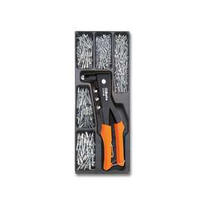 BETA - 024240281 Hard thermoformed tray with riveter and 500 rivets - EAN 8014230628691 OTHER <b>TOOL</b> <b>SETS</b> - Product Image 1