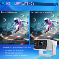 Projecteur Topleo LED 8K Android 11 Vidéo pour Maison Extérieur Hy350 Max, Projecteur Portable Full HD 1080p pour Home Cinéma