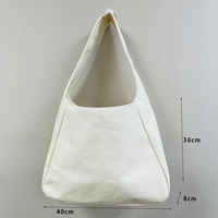 Sac fourre-tout spacieux en toile de coton robuste à poignées larges, idéal pour les courses, réutilisable, sac à bandoulière décontracté – Vente directe usine