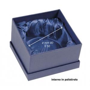 Scatole per Gioielli Blu con Base e Coperchio 100x100x60 mm - Product Image 2