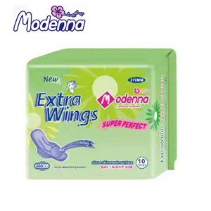 Serviettes hygiéniques respirantes en coton à haute absorption de 270 mm, marque d'usine, vente chaude au <span class=keywords><strong>Congo</strong></span> - Product Image 2