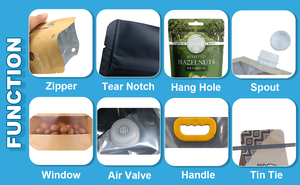 Borsa da caffè stampata personalizzata con valvola e cerniera <span class=keywords><strong>Confezione</strong></span> da caffè 2.5 kg - Product Image 6