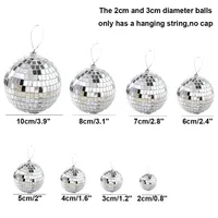 Anpassbare Plastik-Discokugel 2-100cm Hochzeitstorten-Dekoration Halloween Neujahr Abschlussfeier Ornament Kuchenverzierung