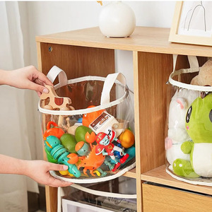 Cesta de Almacenamiento Plegable con Asa para Juguetes de Bebés y Niños, Organizador de Artículos de Aseo para Guardería, Impermeable, Ecológico, de TPU y Gran Capacidad - Product Image 5