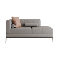 Sofá de habitación de hotel moderno personalizado para sala de estar, dormitorio y servicio de habitación, muebles de hotel de calidad