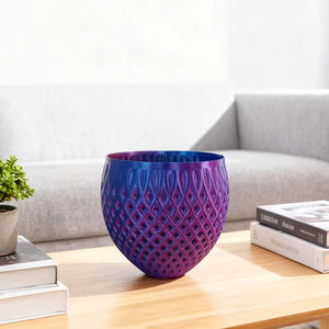 Pantalla de Lámpara Art Deco de ABS Fundido ANTINSKY para Dormitorio, Estudio, Mesita de Noche - Luz Cálida, Decoración de Escritorio - Product Image 1