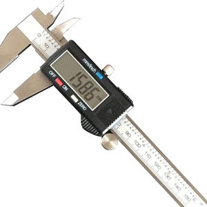 Micrometro Elettronico in Acciaio Inossidabile, Calibro Digitale con Schermo LCD, Funzione di Spegnimento Automatico, Conversione <span class=keywords><strong>Pollici</strong></span>/<span class=keywords><strong>Millimetri</strong></span> 0-150mm/0-6" - Product Image 2
