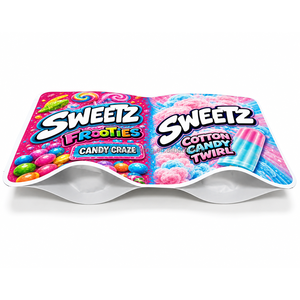 Sachets refermables personnalisés imprimés, épais, anti-odeur, à fermeture éclair, autoportants, 3,5g 7g 1oz 1lb, en Mylar <span class=keywords><strong>de</strong></span> qualité alimentaire avec étiquettes - Product Image 5