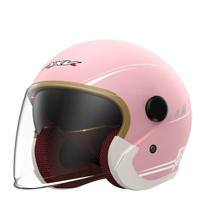 Nouveau Ece Dot Casco Casque Ouvert de Moto Casque Demi-Face Avec Double Visière pas Cher - Product Image 2