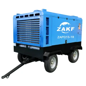 Compresseur portable industriel spécialisé 110kw ZAED12-12, entraînement Diesel pour le développement de l'énergie