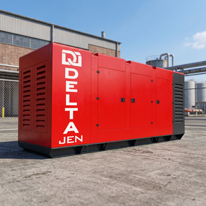 เครื่องกำเนิดไฟฟ้าดีเซล Delta Jen DJ-P-660 660kVA 528kW มอเตอร์ P  400V 3 เฟส พร้อมหลังคาเก็บเสียง - Product Image 5