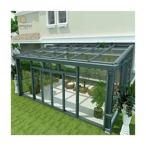 영어 새로운 독특한 레스토랑 유리 집 간단한 sunroom 주택 알루미늄 합금 정원 집