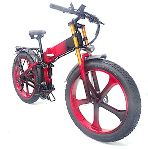 Thiết Kế Mới Gấp E Xe Đạp Ebike Fat Tire 1000Watts 17.5Ah Xe Đạp Leo Núi Điện Xe Đạp E - Product Image 4
