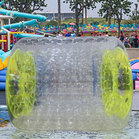Boule gonflable de rouleau de l'eau de prix usine, rouleau gonflable de marche de l'eau, bâche de PVC de 0.90mm
