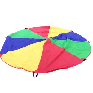 Jogos paraquedas e arco íris para crianças, paraquedas e jogos de paraquedas 3.5m, 5m, 6m