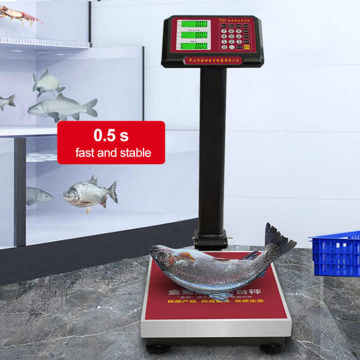 150kg 300kg Electric Platform Scale Led Display Digital Weighing Scales