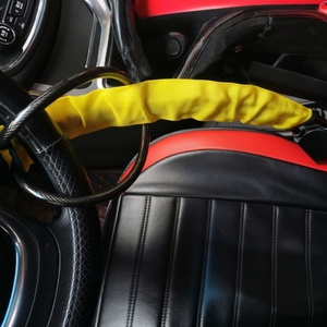 Nouveau <span class=keywords><strong>Verrou</strong></span> de Volant Universel pour Voiture - Antivol avec Boucle de Ceinture de Sécurité et Câble en Acier - Product Image 6