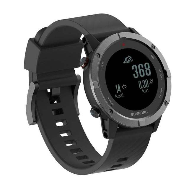 GPS Smart Watch for Men 10ATM Waterproof for Outdoor Sports & Triathlon Features Altimeter Barometer Strava Share