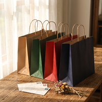 Sacs en papier kraft de qualité supérieure, écologiques, recyclables, emballages personnalisés pour les marques de détail, sacs de shopping pour boutiques avec logo