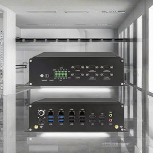 Ordinateur industriel embarqué 6xCOM Core I5-8305G I7-8705G 2x2.5G LAN 4xHD 4K 14Pin GPO PC d'automatisation industrielle Win11 4G SIM - Product Image 5