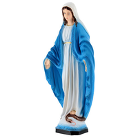Haute Qualité Catholique Statue Résine Vierge Marie Statue En Plein Air Madonna Figure Christian Decor