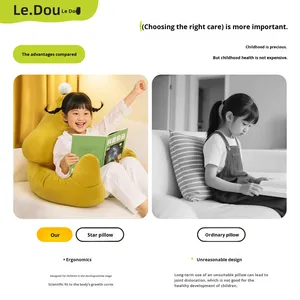 Nuovo Cuscino da Lettura per <span class=keywords><strong>Bambini</strong></span> Rimovibile e Lavabile in Velluto, Divano Pigro Tatami da Pavimento, Cartone Animato Carino per Casa e Comodino - Product Image 2