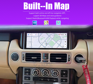 Reproductor Multimedia con Navegación GPS Android Auto de 10.25'' para Automóvil, Radio para Automóvil con 1 Año de Garantía para Land Rover Range Rover Vogue V8 L322 2002-2012 - Product Image 4