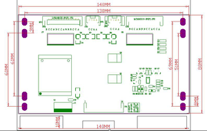 DZ-LP5560 phổ LED TV Backlight <span class=keywords><strong>Board</strong></span> cho 43-50 inch <span class=keywords><strong>LCD</strong></span> hiển thị độ tin cậy cao liên tục hiện tại Linh kiện điện tử - Product Image 5