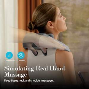 <span class=keywords><strong>Rohs</strong></span> <span class=keywords><strong>Health</strong></span> <span class=keywords><strong>Belt</strong></span> <span class=keywords><strong>Neck</strong></span> Massageru Masajeador de cuello en forma de rodillo Usb <span class=keywords><strong>Neck</strong></span> Shoulder Masajeador - Product Image 5