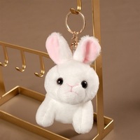 Porte-clés en peluche animaux de la forêt, jouet en peluche mignon pour sacs à dos, pendentif pour couple, lion, tigre, tortue, poupée douce, cadeau