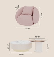 Canapé-lit moderne en velours crème, canapé modulaire en tissu, design durable pour villa, école, salon, réception, espace de repos pour les invités, rempli