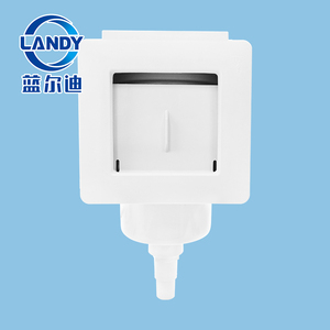 Landy PVC مقشدة حمام سباحة بيضاء سهلة التركيب دائم مضاد للغبار مقشدة لملحقات حمام السباحة - Product Image 3