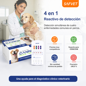 Prueba de Antígeno CPV CDV GIA CCV para Perros, Parvovirus, Moquillo, Giardia, Coronavirus, Equipo de Diagnóstico Veterinario, Kit de Prueba de Antígeno - Product Image 2