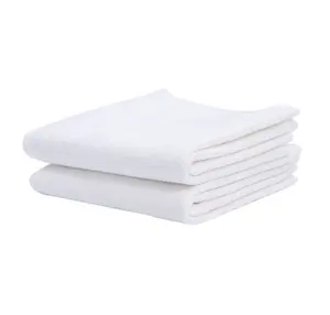 पर्यावरण के अनुकूल मोती उभरा पैटर्न spunlace 100% विस्कोस होटल धोने चेहरा सफेद डिस्पोजेबल तौलिया