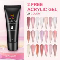 ICE NOVA Gel de Construction pour Extension d'Ongles Sans HEMA et Sans TPO, Fourniture OEM Marque Privée, Gel UV Acrylique Soak Off 15ml