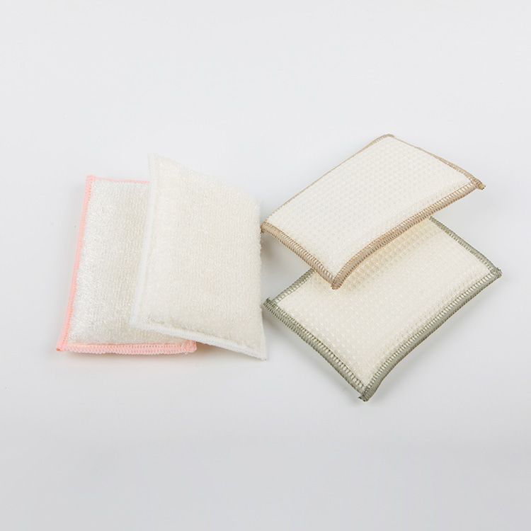 OEM Organic Bamboo Fiber Strong Water Absorption Dish Sponge Multipurpose Sponge