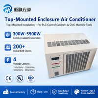 Climatiseur industriel Hengrong à montage supérieur DEA-300W haute efficacité pour armoire PLC