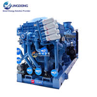 Grupo Electrógeno de Biogás de 1500kW 1.5MW, Trifásico CA, Alternador sin Escobillas de 1875kVA, Yuchai YC16VCN para Estación Generadora de Energía