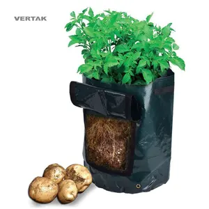 Vertak 8 gallon breathable potato planter growing bag plant potato grow bags