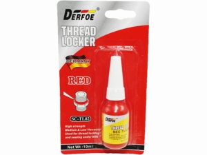 Adesivo Anaerobico ad Alta Resistenza per Viti, Bulloni e Dadi, Agente Sigillante per Metallo, Rosso 10ml 50ml - Product Image 2
