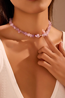 Collier avec pendentif améthyste scintillant pour femme Aquastone Jewelry avec argent et perle d'eau douce